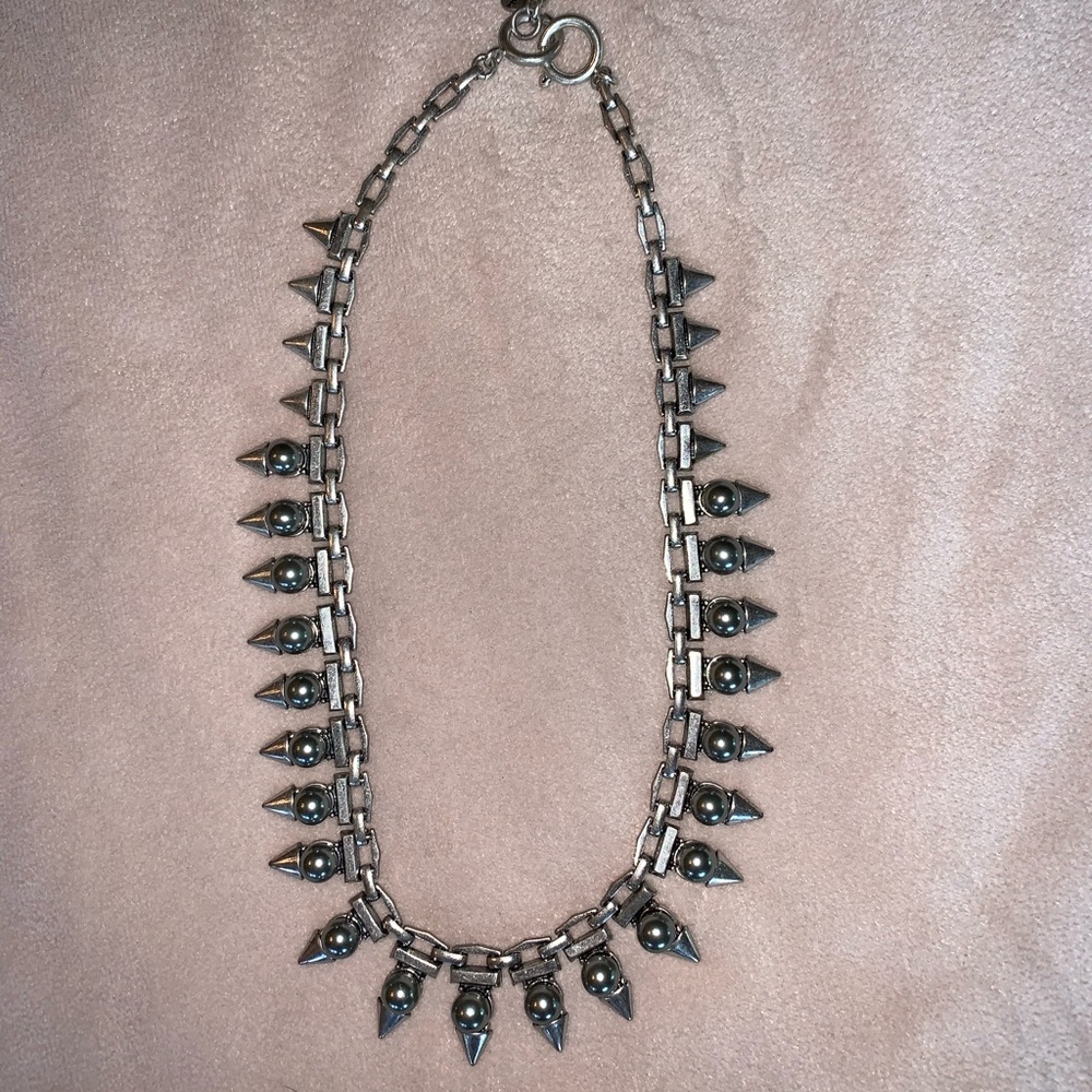 Stella & Dot silver necklace